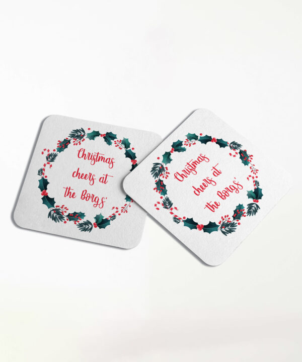 Personalised Square Coaster Set